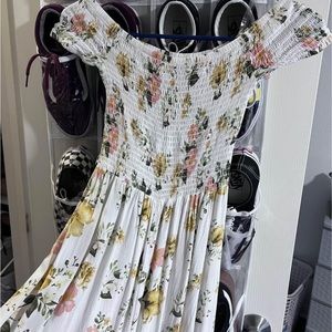 Womens floral maxi dress